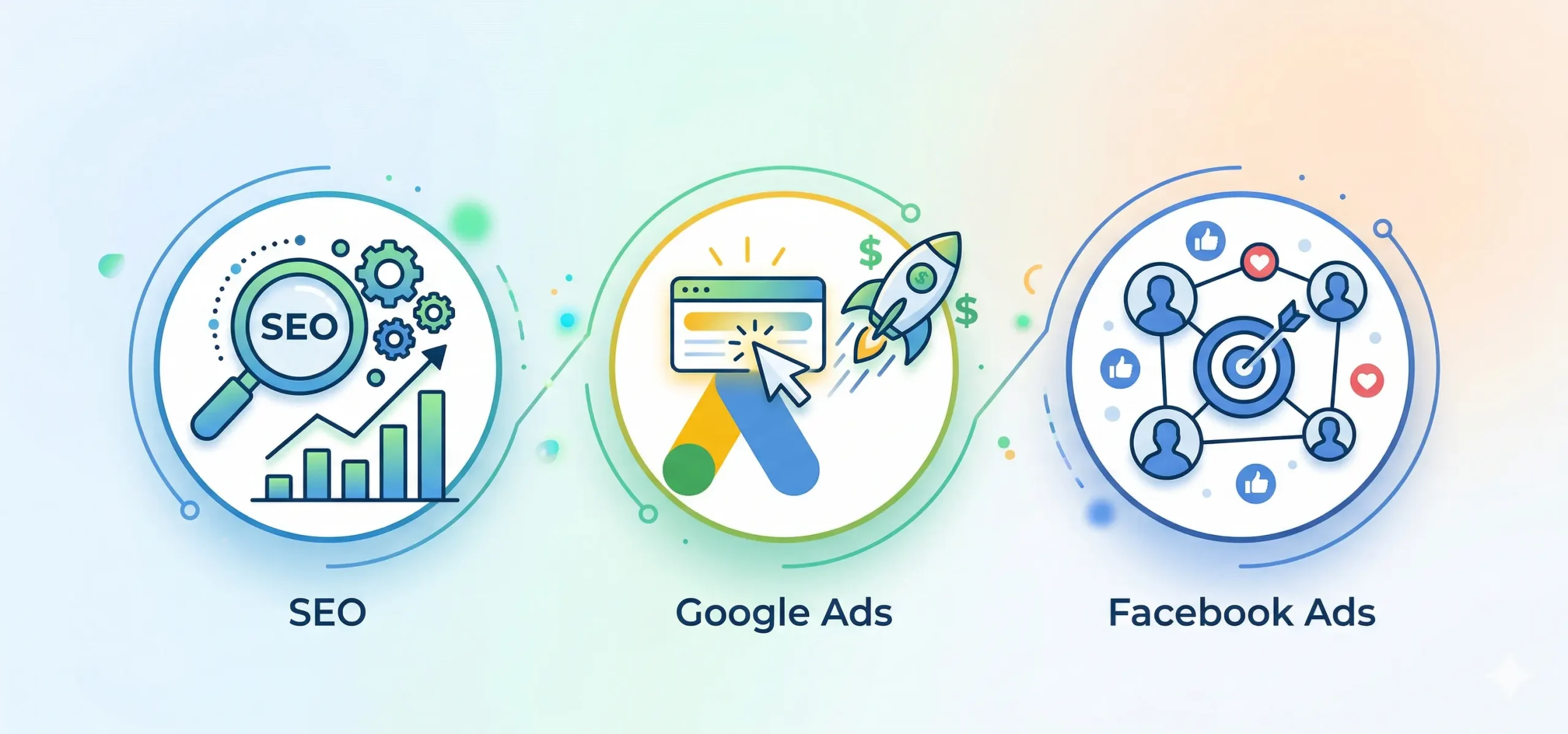 SEO vs Google Ads vs Facebook Ads in Nepal comparison by Sigma Nepal